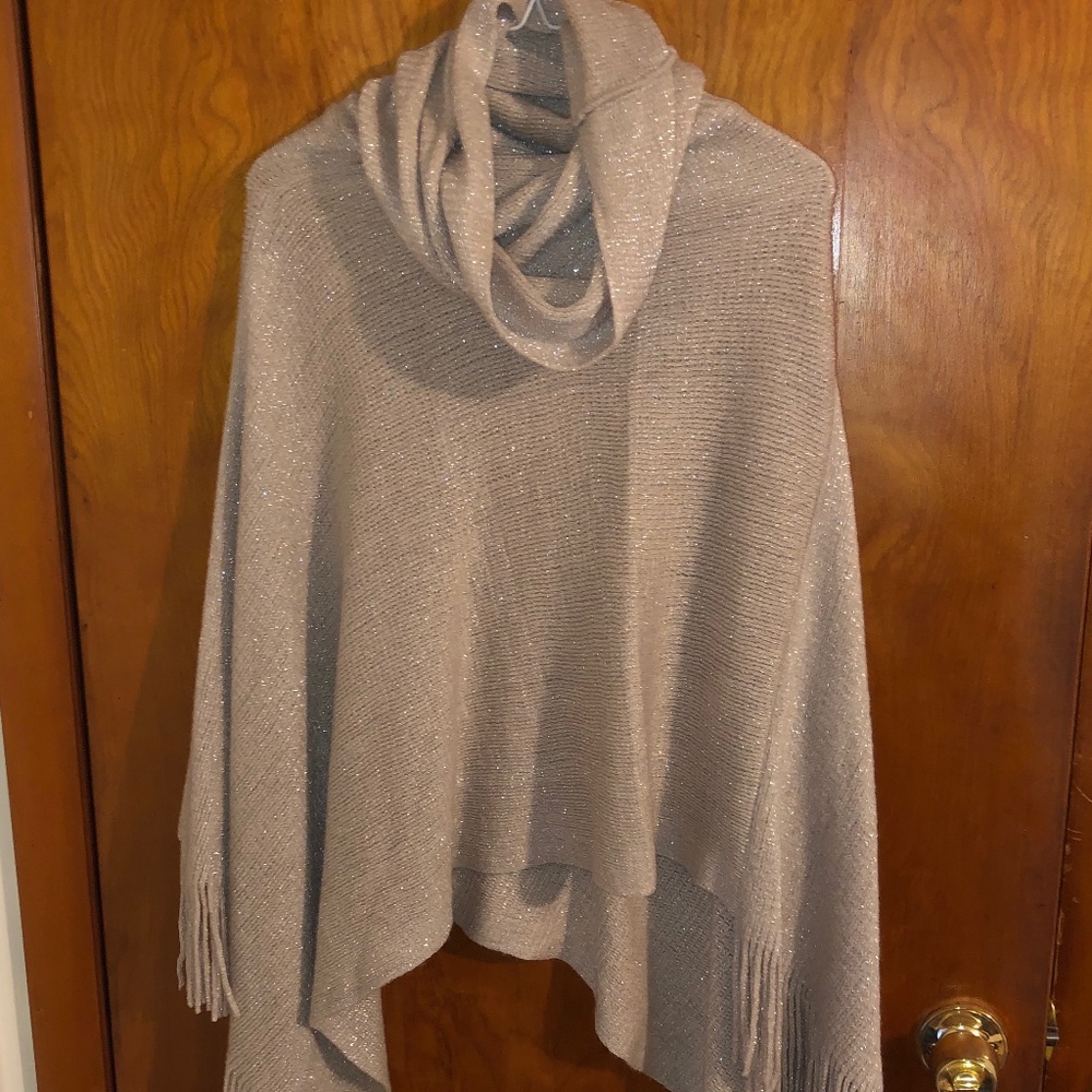 Silver Shimmer Poncho